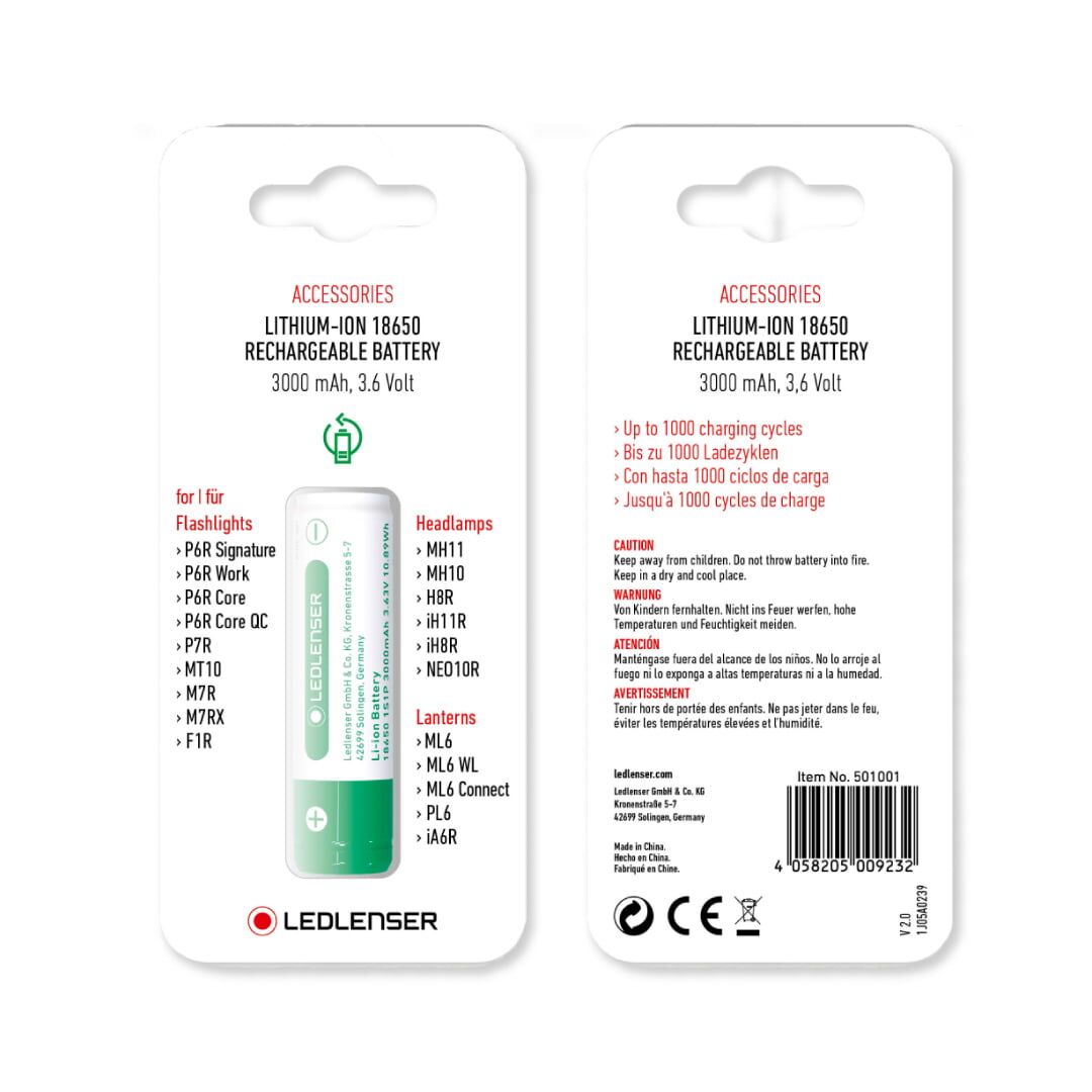 18650-Li-Ion-rechargeable-battery-501001-Ledlenser-Battery-003 18650 Li-Ion rechargeable battery